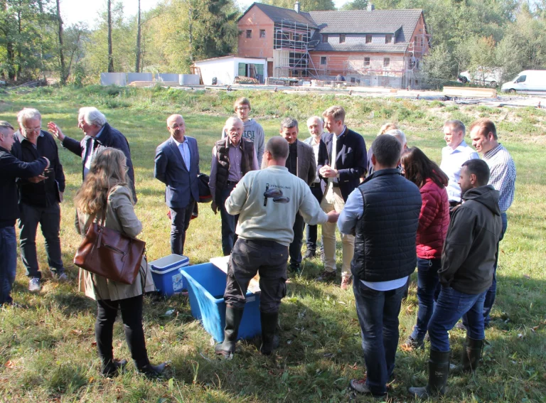 Start für Aufzucht der Flussperlmuschel