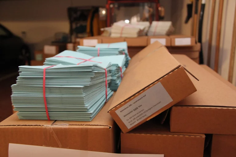 84.000 Wahl-Stimmzettel eingetroffen