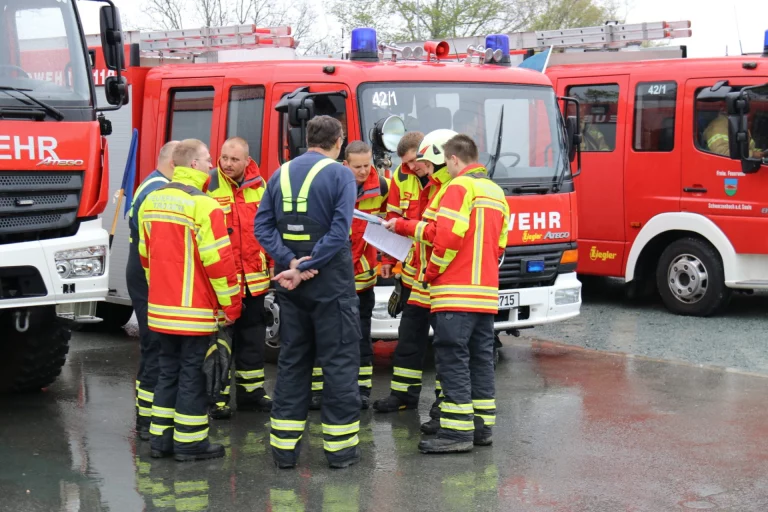 Großübung in Schwarzenbach am Wald