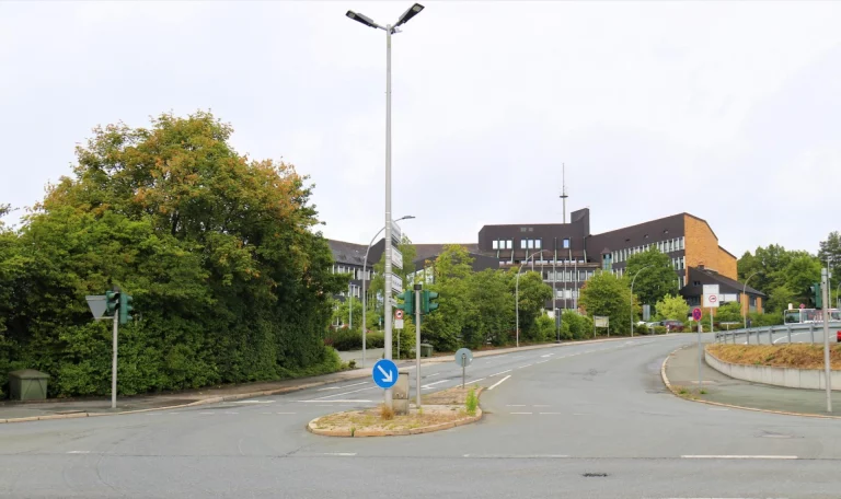Umleitung zum Landratsamt