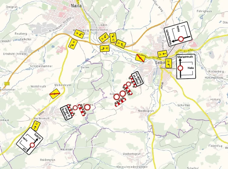 „Frankenwaldstraße“ wird gesperrt