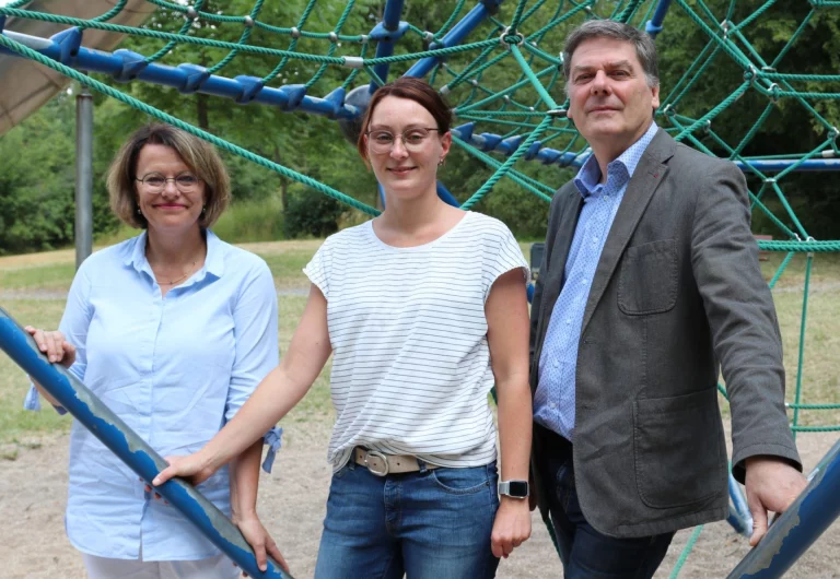 Das KoKi-Team für den Landkreis und die Stadt Hof: Gabriele Roth, Franziska Müller und Thomas Funke.
