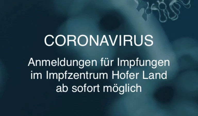 Anmeldung zur Impfung im zentralen Impfzentrum beginnt am 7. Januar 2021