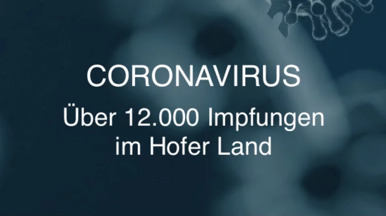 Über 12.000 Impfungen im Hofer Land