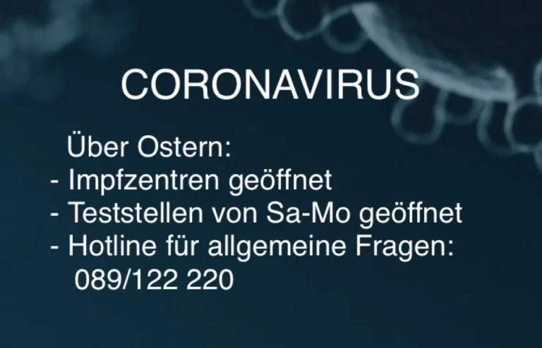 Erreichbarkeiten über Ostern
