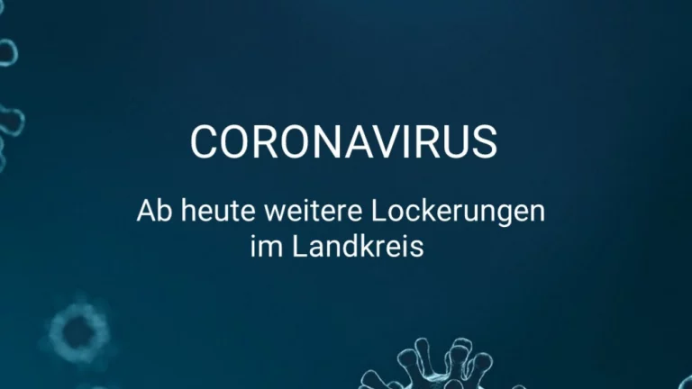 Ab heute, 11. Juni 2021, weitere Lockerungen im Landkreis