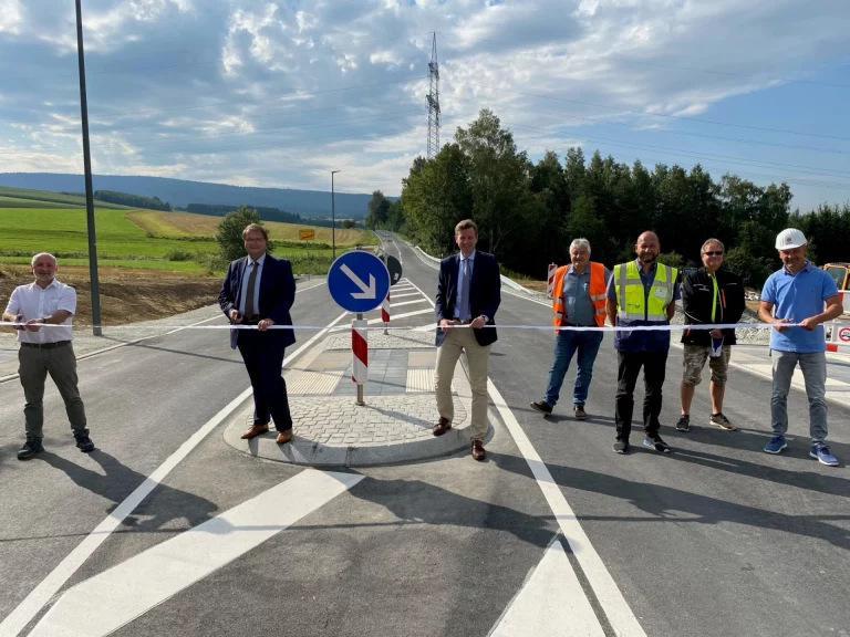 Verkehrsfreigabe der Kreisstraße HO 20 – Fertigstellung des Geh- und Radweges steht kurz bevor