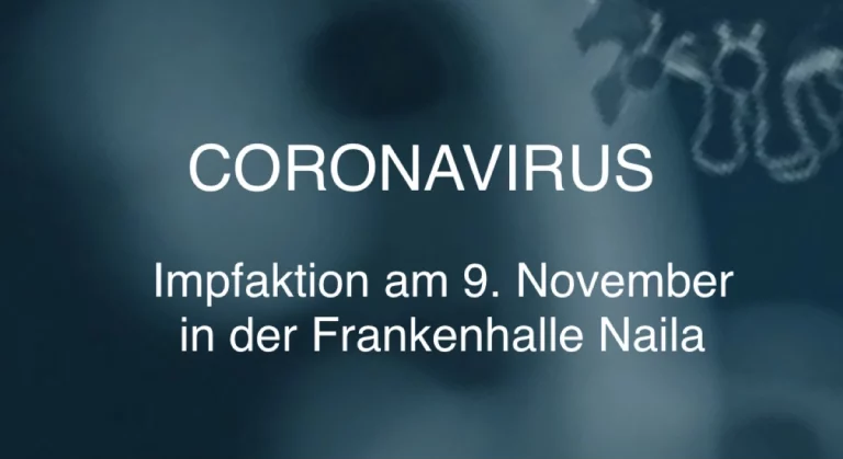 Impfaktion am 9.11. in Naila