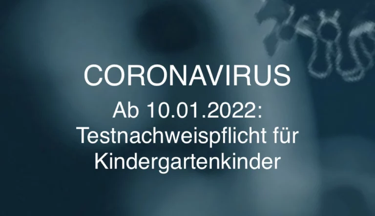 Ministerrat beschließt Testnachweispflicht für Kinder in Kindertageseinrichtungen