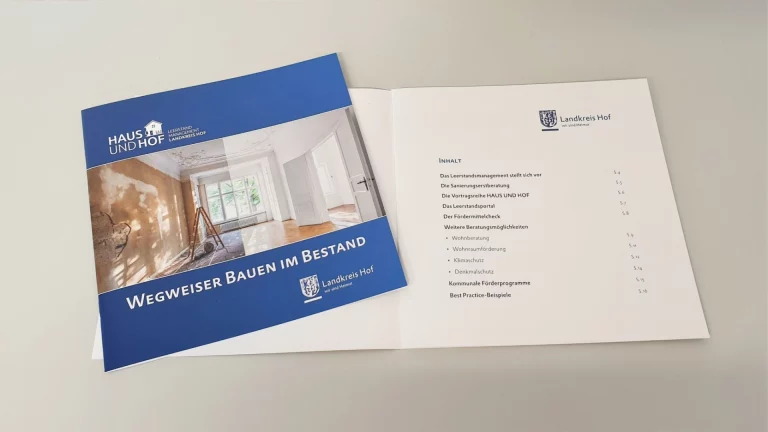 Neu: Infomappe mit neuer Broschüre informiert über Leerstands- und Immobilienmanagement