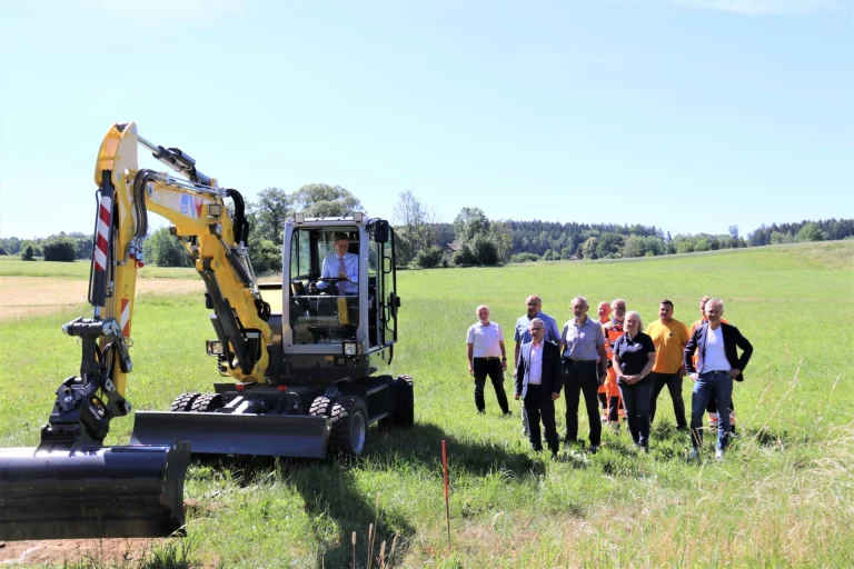 Startschuss für Bau an der Trasse Gundlitz-Stammbach des Flüsseradwegs