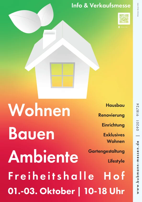 Messe Wohnen Bauen Ambiente 01. – 03.10.2022