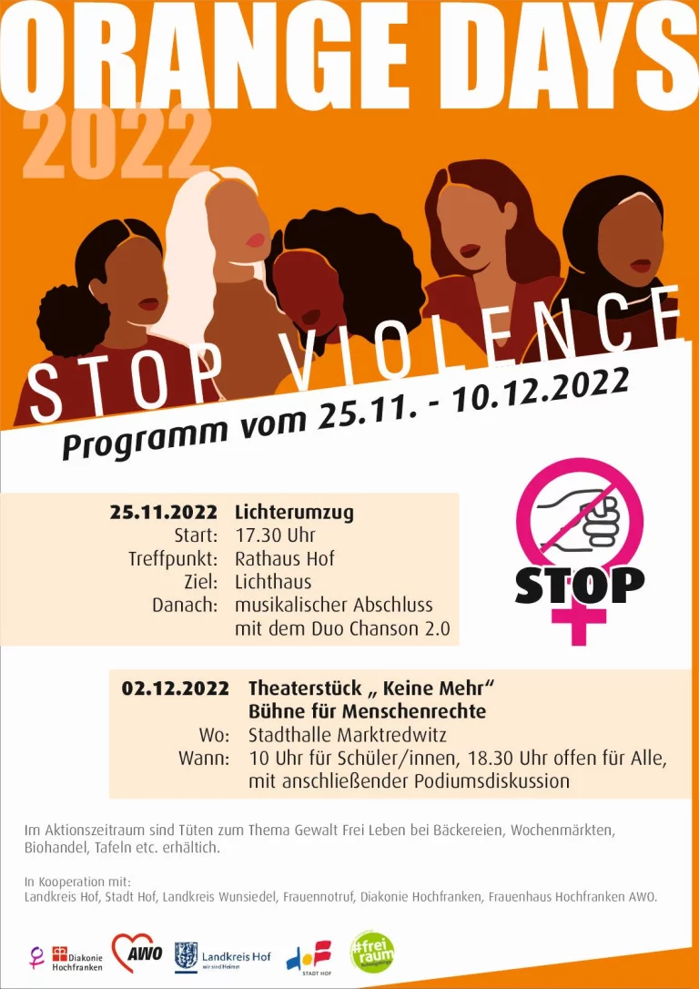 „Orange Days“ – gemeinsam gegen Gewalt