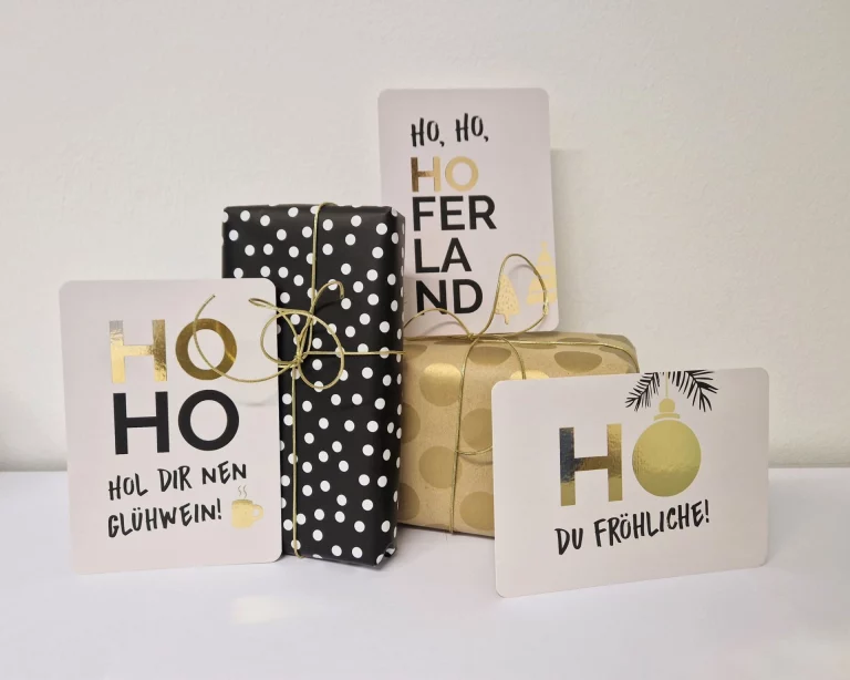 Mit fröhlichen Grüßen: Weihnachtseinkauf im Landkreis Hof