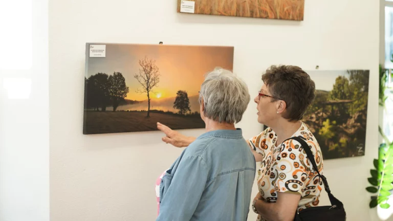 Wanderausstellung Hofer Land in Leupoldsgrün angekommen