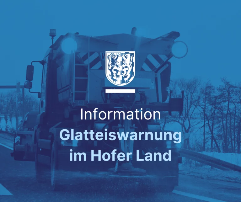 Glatteiswarnung im Hofer Land