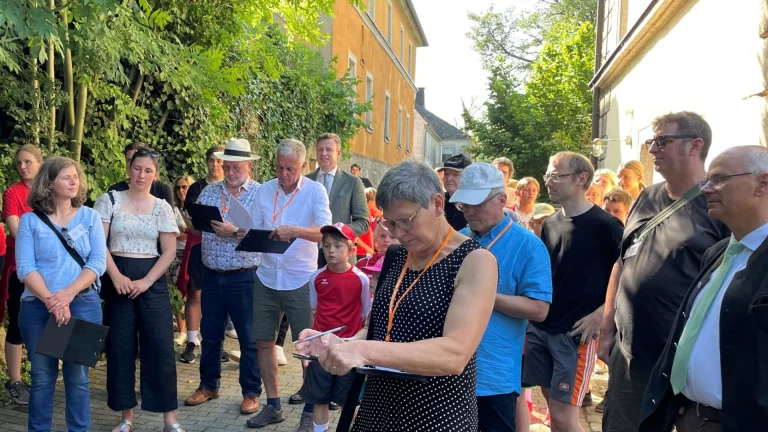 Hallerstein empfängt Jury des Wettbewerbs „Unser Dorf hat Zukunft“
