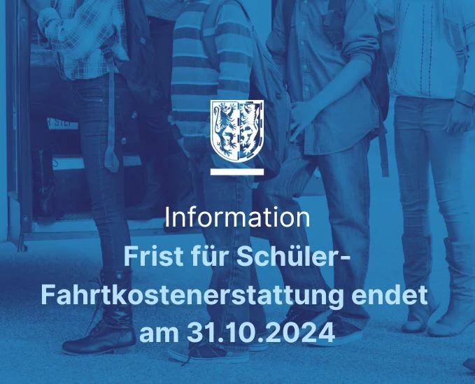 Frist für Schüler-Fahrtkostenerstattung endet am 31. Oktober 2024