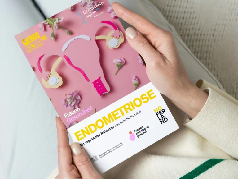 Gesundheitsregion plus Hofer Land: Regionale Broschüre zum Thema Endometriose