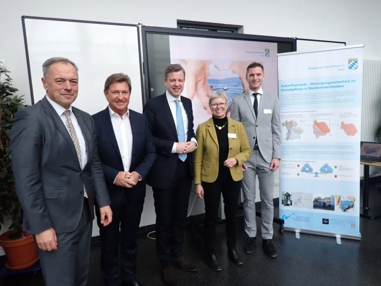 Projekt für eine sichere und zukunftsfähige Wasserversorgung in Nordostoberfranken
