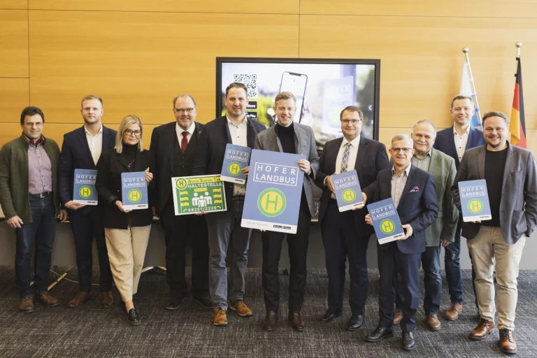 Hofer Landbus Erweiterung rund um Münchberg im Januar 2026