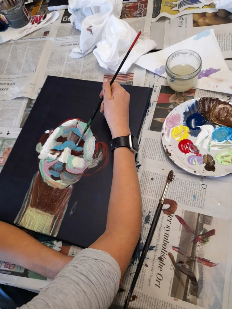Winterworkshop der Jungen Kunstschule Landkreis Hof in Münchberg