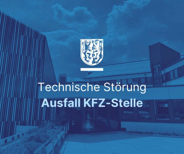 ++ AKTUALISIERUNG 01.04.: Technische Störung behoben, KFZ-Zulassungen wieder möglich ++