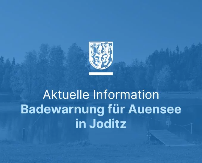 Badewarnung: Nachweis von Blaualgen im Auensee