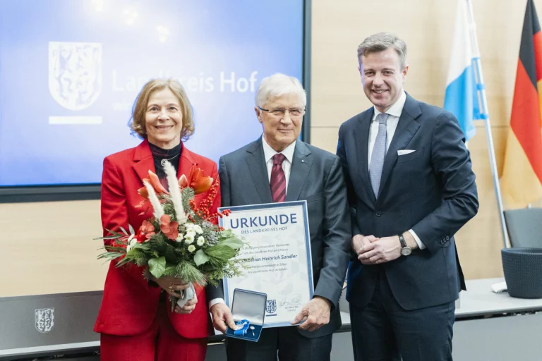 Höchste Auszeichnung des Landkreises geht an Dr. Christian Heinrich Sandler