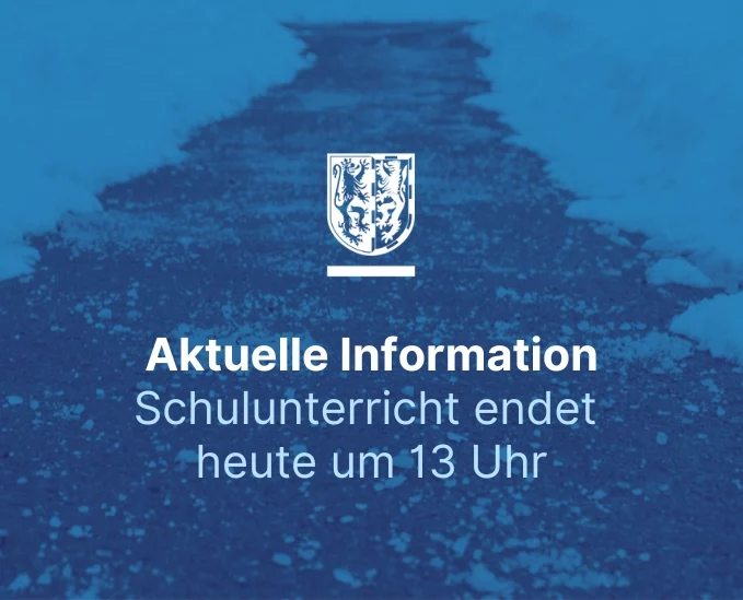 Schulunterricht endet heute um 13 Uhr