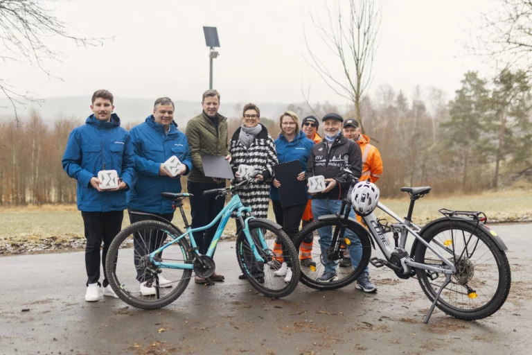 Pilotprojekt zur Frequenzmessung auf Radwegen im Landkreis Hof