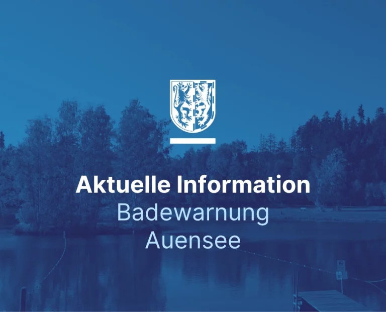 Badewarnung für den Auensee (Joditz)